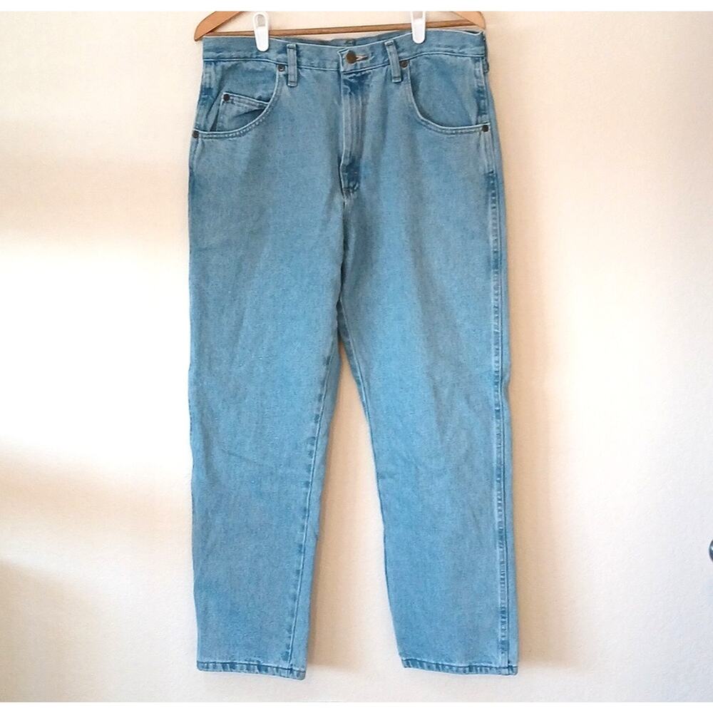 Wrangler Blue Ridge Light Stonewash Work Jeans 36x30